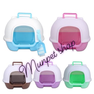 Spa chuyên nghiệp phụ kiện vệ sinh chó mèo - Nhà vệ sinh nhựa cho mèo cao cấp