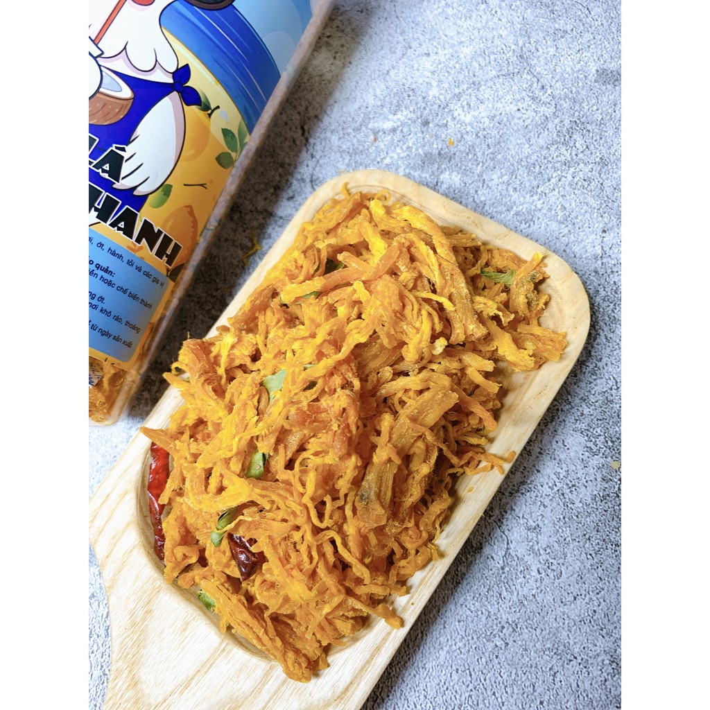 Khô gà lá chanh xé cay 300g  vừa ngon vừa rẻ MIN'SFOOD ăn vặt Việt Nam an toàn vệ sinh thực phẩm