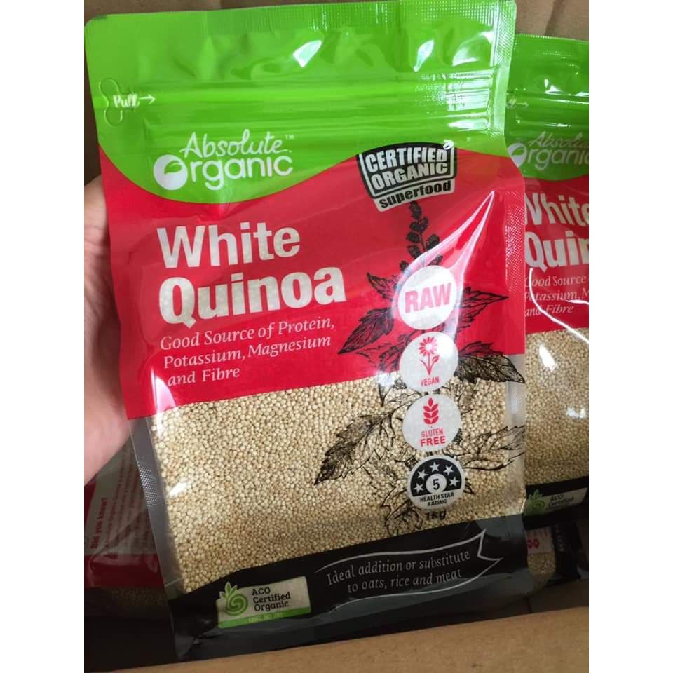 Hạt Quinoa (Diêm mạch) Absolute Organic 1kg