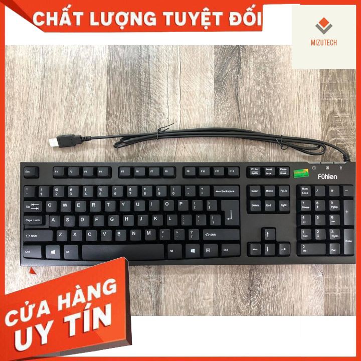 Bàn phím có dây Fuhlen L411 công USB chính hãng