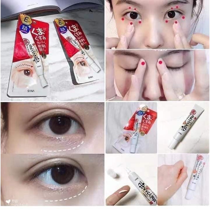 KEM DƯỠNG MẮT SANA NAMERAKA SOYMILK EYE CREAM MẪU MỚI