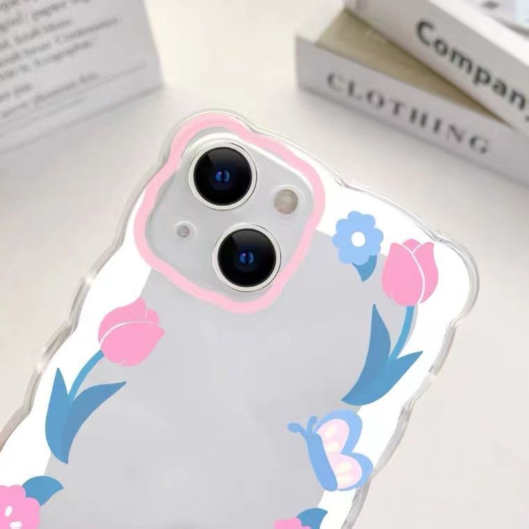 Ốp Điện Thoại TPU Mềm Hình Hoa Cho Iphone 13 12 Mini 11 Pro X XR XS Max SE 2020 6 6S 7 8 Plus