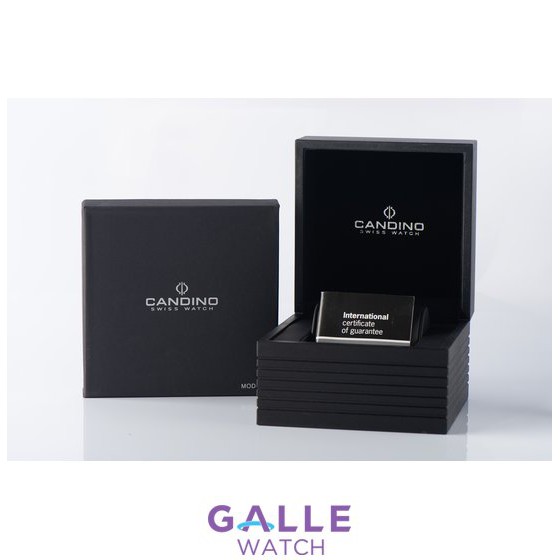 Đồng hồ nam Candino C4614/2 mặt kính Sapphire chống xước, dây dây thép không gỉ, kim đồng hồ dạ quang cao cấp chính hãng