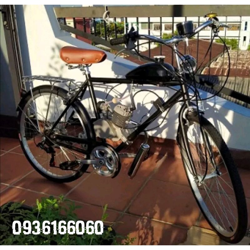 BỘ ĐỘNG CƠ 2 THÌ 50CC CHÍNH HÃNG ĐẦU MÁY TRẮNG GẮN XE ĐẠP