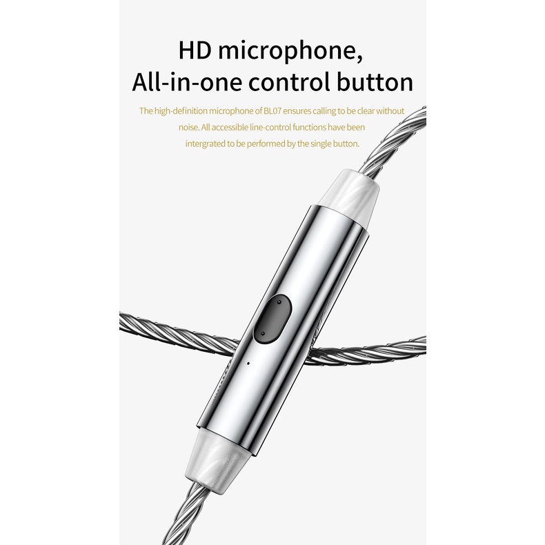 Tai Nghe Nhét Tai BLON BL-07 BL07 Chống Ồn 10mm Chất Lượng Cao