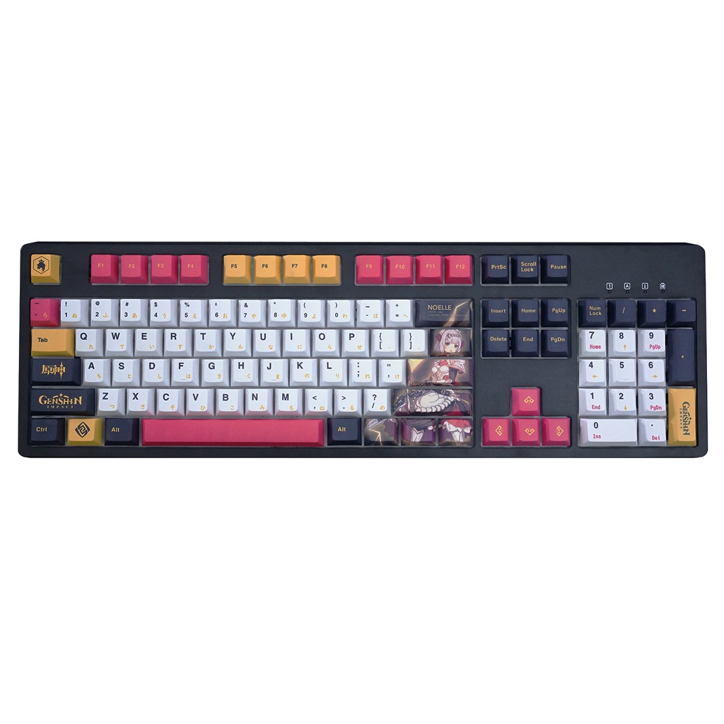 SET KEYCAP GENSHIN IMPACT NOELLE PBT 108 PHÍM CHERRY PROFILE