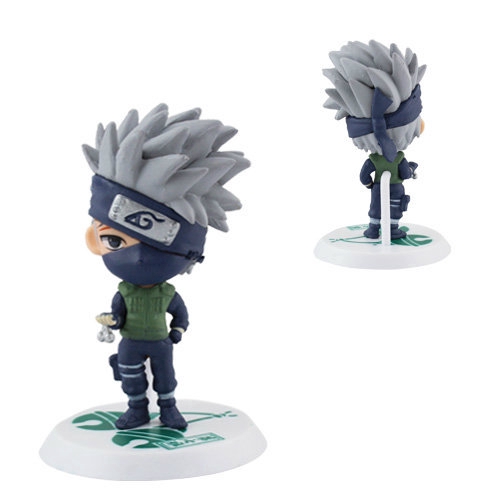 Set 6 Đồ Chơi Mô Hình Nhân Vật Phim Hoạt Hình Naruto Chất Liệu Pvc Chân Thật 7cm