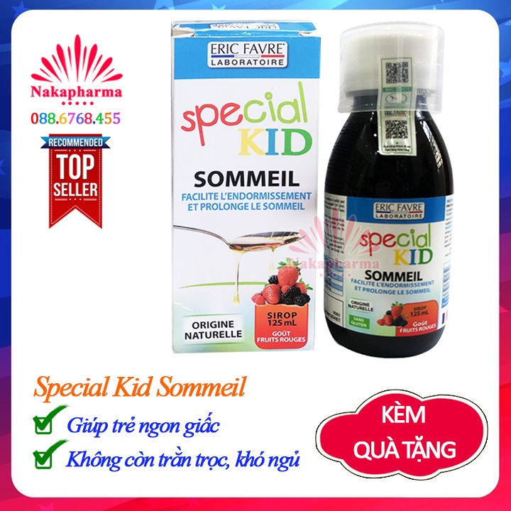 Special Kid Sommeil – Giúp Trẻ Hết Quấy Khóc Đêm, Cải Thiện Giấc Ngủ, Bé Ngủ Ngon Giấc,Dễ Đi Vào Giấc Ngủ.