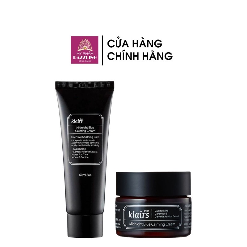 Kem Dưỡng Phục Hồi Da Klairs Midnight Blue Calming Cream Chính Hãng Mẫu Mới