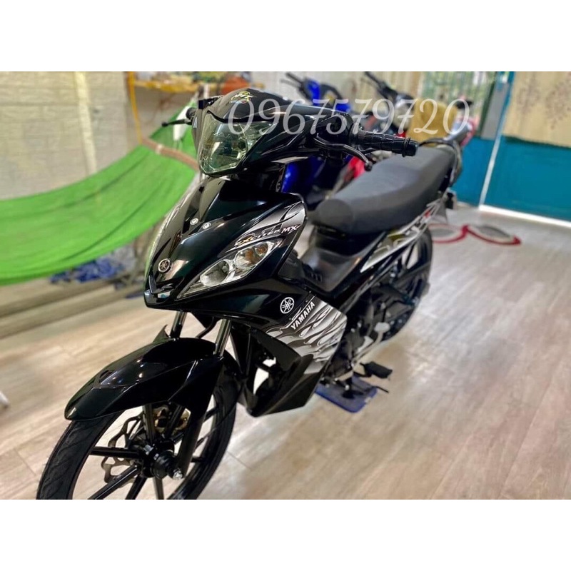 tem rời exciter 2006-2010 đen trắng lửa