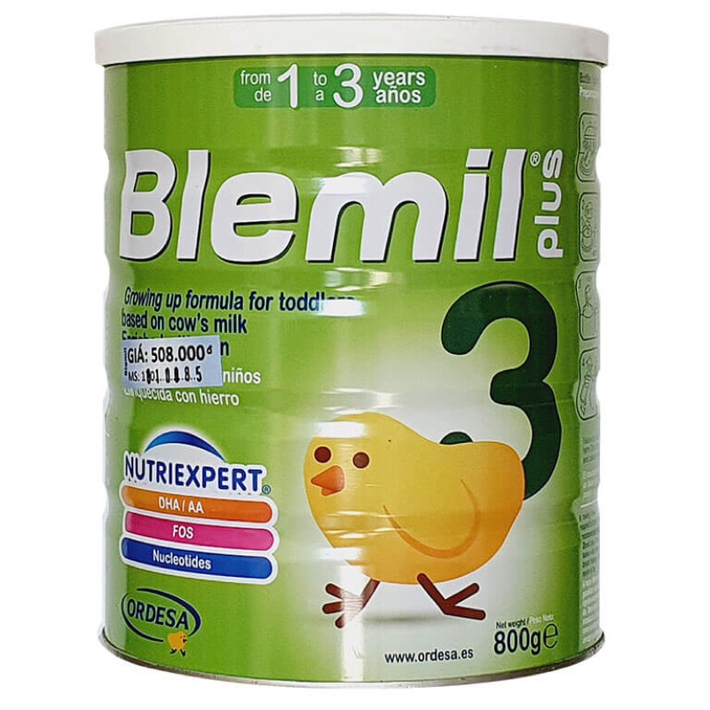 Sữa Blemil Plus 3 HT 800gr