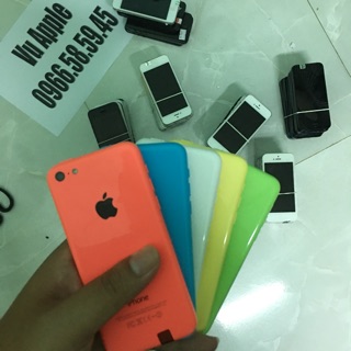 Điện thoại iphone 5c quốc tế máy đẹp zin phụ kiện sạc cáp, dán cường lực