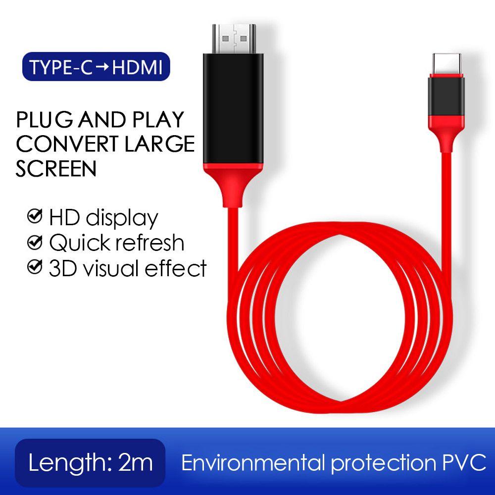 MYRONGVN Dây Cáp Chuyển Đổi Cổng Type-C Sang HDMI 4K HD Chuyên Dụng Cho Màn Hình Laptop