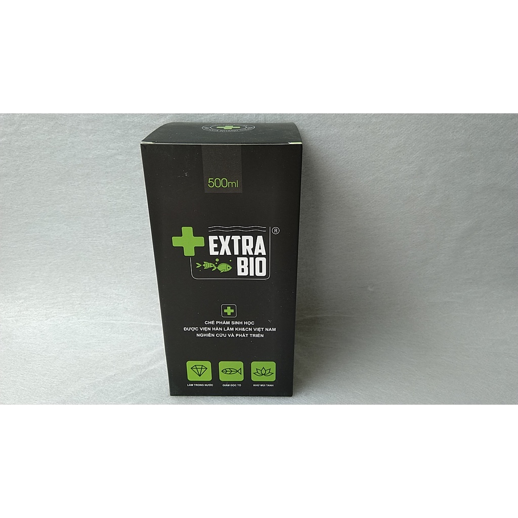 Men vi sinh cao cấp Extra bio chai 500ml dùng cho hồ cá.