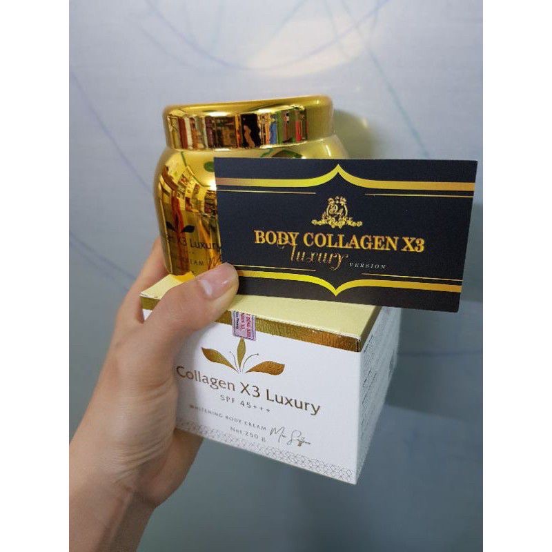 Kem body Collagen X3 Luxury kích trắng da chính hãng Mỹ Phẩm Đông Anh