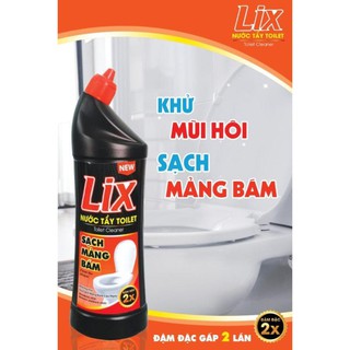 Nước lau sàn Lix đuổi côn trùng 4L Tặng Tẩy Tolet 650g