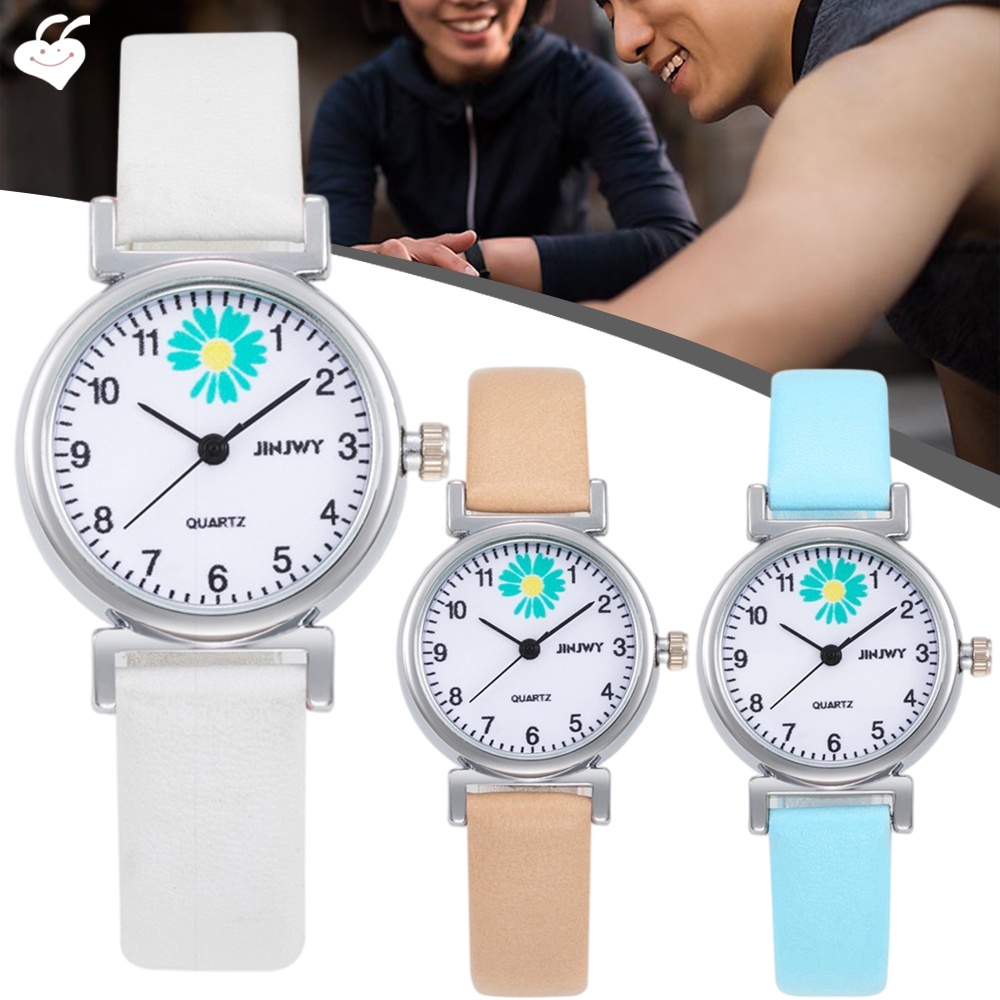 Đồng Hồ Đeo Tay Dây Da 7.79 * 1.02 * 0.32 Inches Chính Xác 24 Giờ Dành Cho Học Sinh