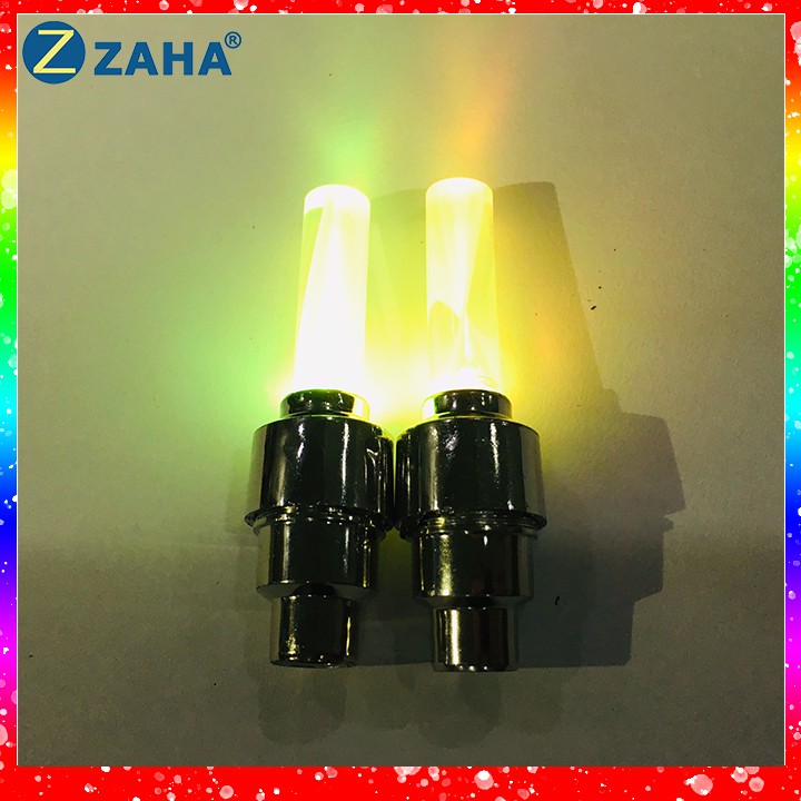 Đèn led xe máy 7 màu gắn van xe đạp xe máy ô tô