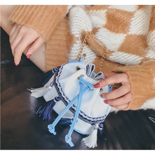 TÚI ĐEO CHÉO ULZZANG (TÚI BUCKET DÂY XÍCH VÀ TÚI TAI THỎ) SIÊU CUTE