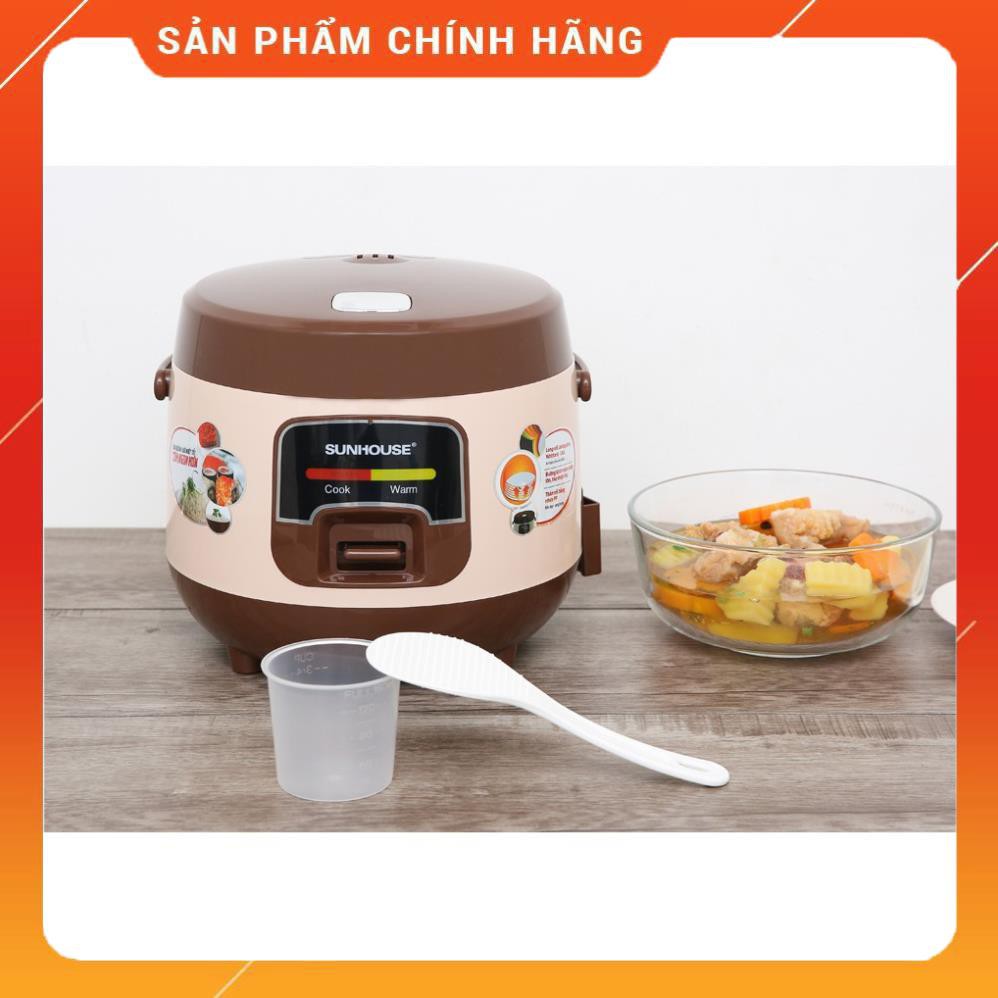 [Mã 44ELSALE2 giảm 7% đơn 300K] Nồi Cơm Điện nắp gài Sunhouse SHD8208C Dung Tích 1L