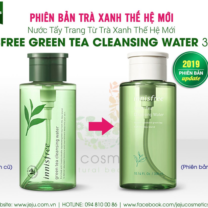 [ Mẫu Mới] Nước tẩy trang Innisfree Green Tea Cleansing Water | BigBuy360 - bigbuy360.vn