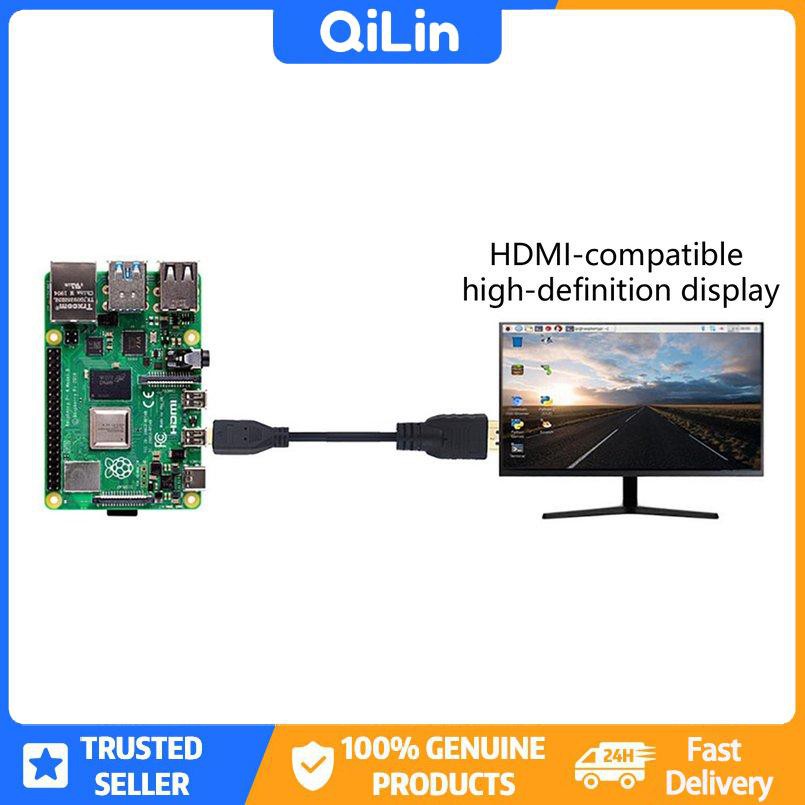 Dây Cáp Chuyển Đổi Cổng Micro Hdmi Sang Hdmi 4k Cho Raspberry Pi 4 Model B