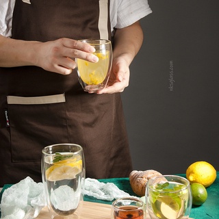 Ly thủy tinh 2 lớp ISO size 80ml-450ml, isoglass