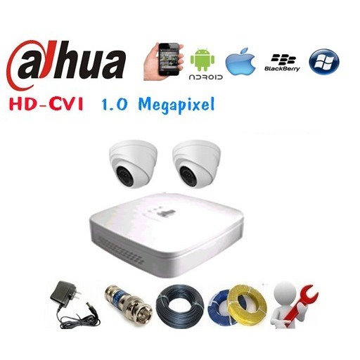 Bộ Camera Dahua 2 mắt