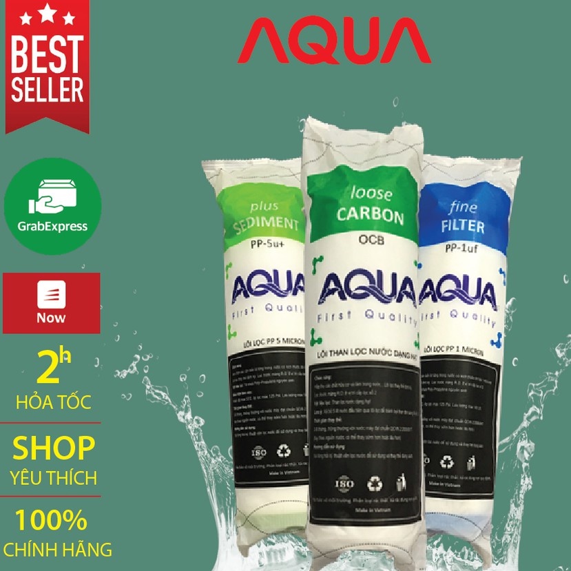 Lõi lọc nước 123 Aqua dùng cho tất cả máy lọc nước RO