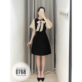 Bigsize đầm cột nơ d768