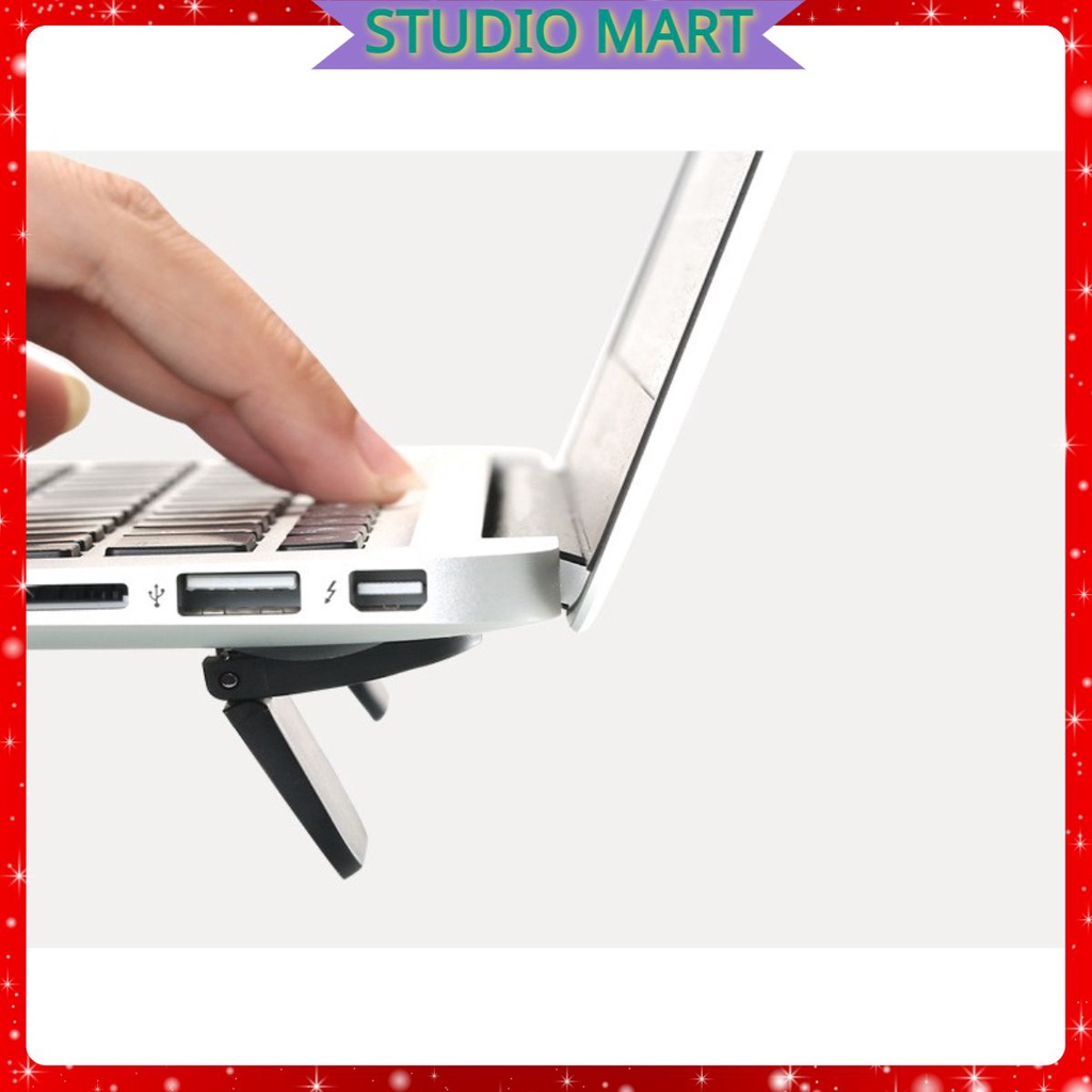 Đế Tản Nhiệt, Kệ Kê Macbook LaptopHãng REMAX Dạng 2 Thanh Chân Gập Cooling Stand.