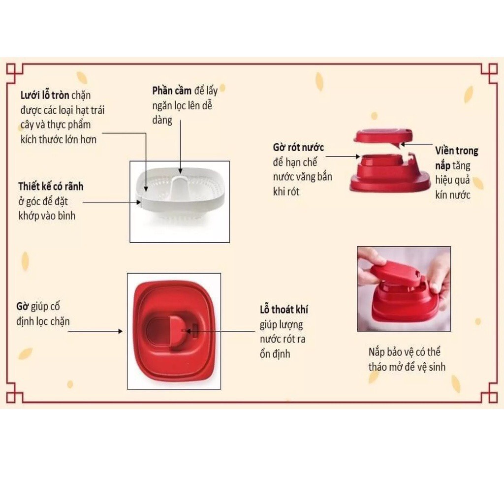 BỘ SẢN PHẨM MEMBERKIT TASTY SET GEN II - TUPPERWARE NHỰA NGUYÊN SINH