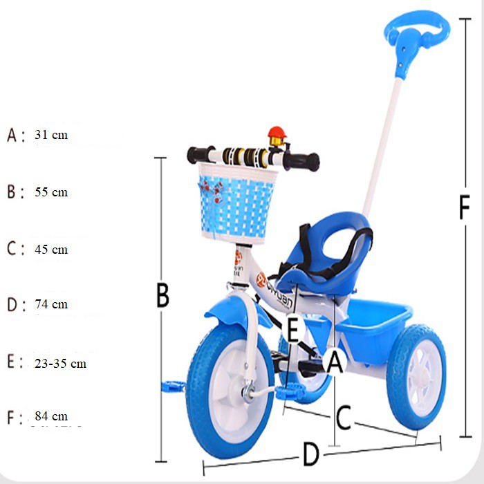 Xe đạp chòi chân 3 bánh cho bé