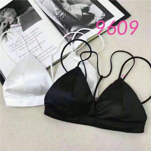 ÁO BRA SATIN CỔ V SEXY