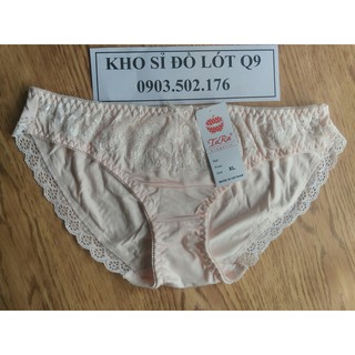 combo 5 Quần lót nữ coton phối ren