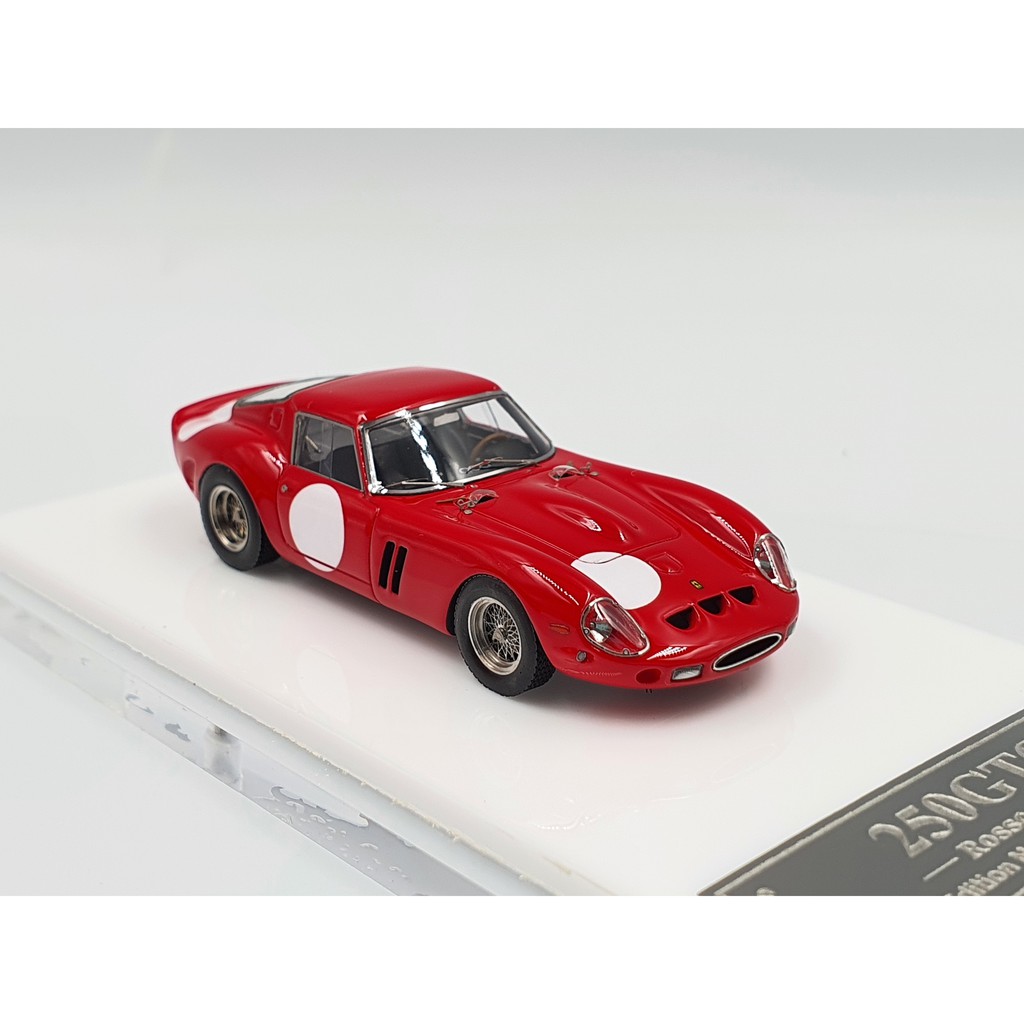 Xe Mô Hình Ferrari 250GTO 1962 Rosso Corsa With Number Circle Limited Tỉ lệ 1:64 Hãng sản xuất My64 ( Đỏ Chấm Tròn )