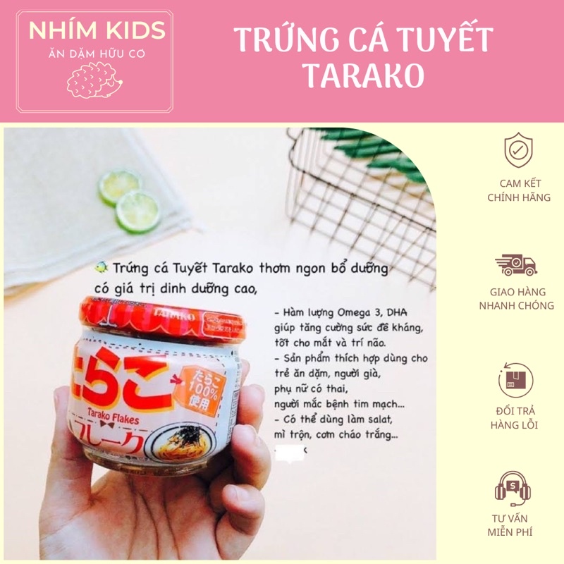 Trứng cá Tuyết Tarako Nhật (1/2024)