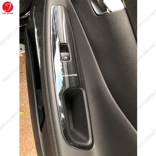 Ốp nội thất Hyundai Santafe 2019 2020 Titan vân xước cao cấp