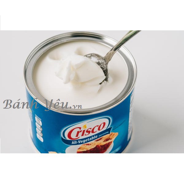 Shortening - Mỡ trừu Crisco 453g