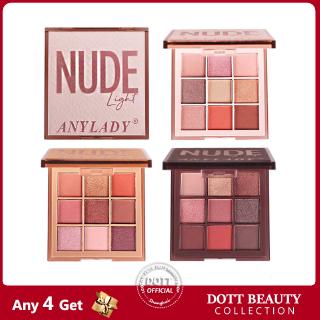 [COD√🌸]  Anylady NUDE 9-Color Eyeshadow Plate Red Wine Grapefruit Eyeshadow Palette