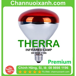 Bóng đèn úm gà hồng ngoại therra premium 100w 8000 giờ, bóng đèn hồng ngoại sưởi gà con, sưởi heo con dê con chó mèo