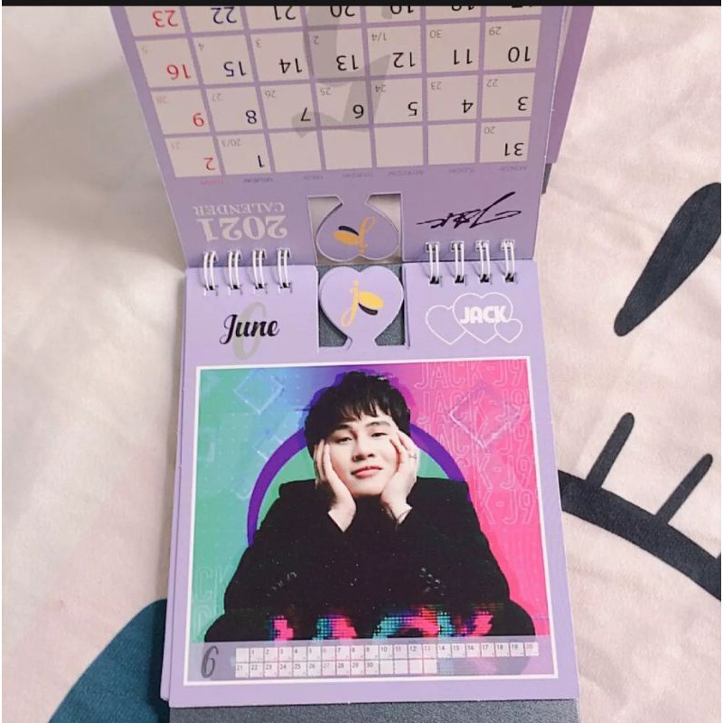 Lịch Jack J97 2021 In 2 Mặt Sắc Nét