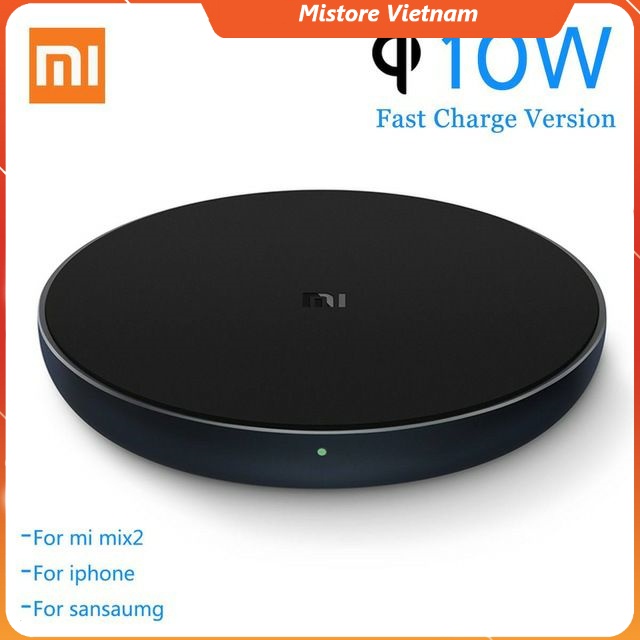 Đế sạc không dây 10W Xiaomi Mi Wireless WPC01ZM chuẩn Qi