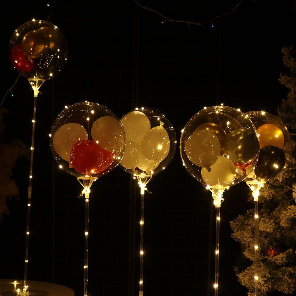 LAKAMIER Bobo Bong Bóng Dạ Quang Trang Trí Tiệc Sinh Nhật Đẹp Mắt