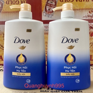 Combo 2 chai dầu gội dove phục hồi hư tổn 880g