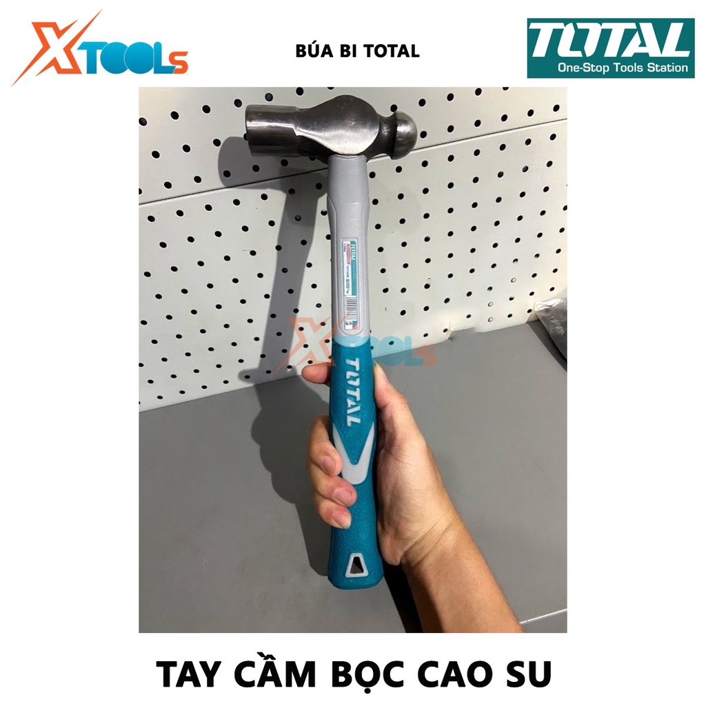 Búa bi Total | búa cầm tay mini Quy cách: 16oz-48oz Trọng lượng đầu búa: 450-1300g, dùng để đóng, tán đinh trên mọi