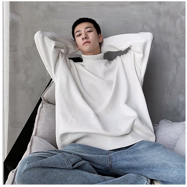 Áo len cổ lọ Nam ANHSTORE phong cách hàn quốc