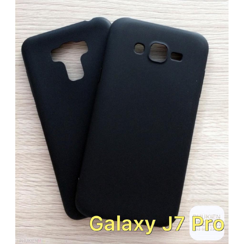 Ốp lưng dẻo nhám màu đen cho Galaxy J7 Pro giá rẻ