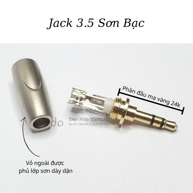 Dây Canon Ra 3.5mm, Dây Canon Ra 3 Ly Canare Xám