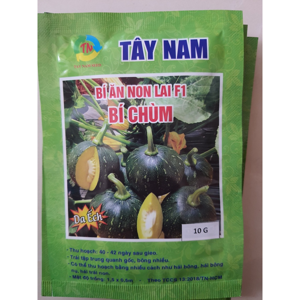 Hạt Giống Bí Ăn Non Bí Chùm Tây Nam (10G)